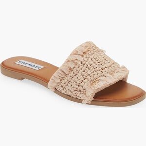 Steve Madden Women's Raffia Slide Sandals